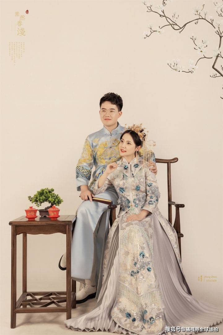 新中式婚纱照来袭沉醉于新中式的温柔与隽永别有一番风情