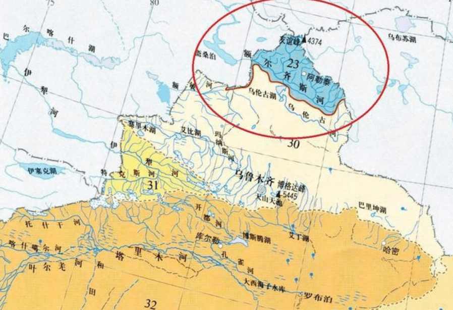 其全长为4248公里,其中在新疆境内的长度为546公里,流域面积达到5.