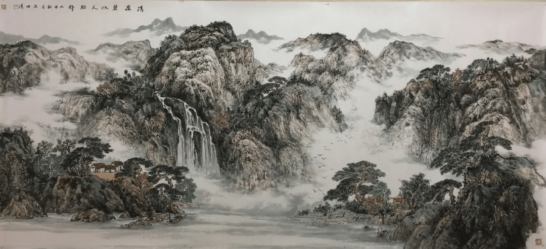 笔墨生情,情在笔先——品评吕琳清水墨山水画