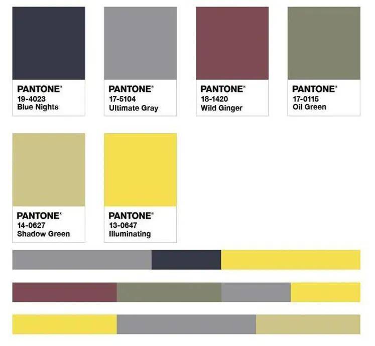 海空设计 | pantone(潘通)2021年流行色——「极致灰」和「亮丽黄」