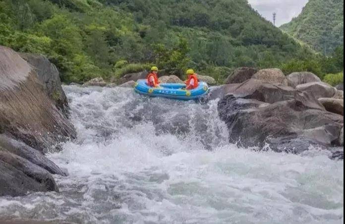 "矿泉水上的漂流"6月26日广元青川唐家河漂流开漂