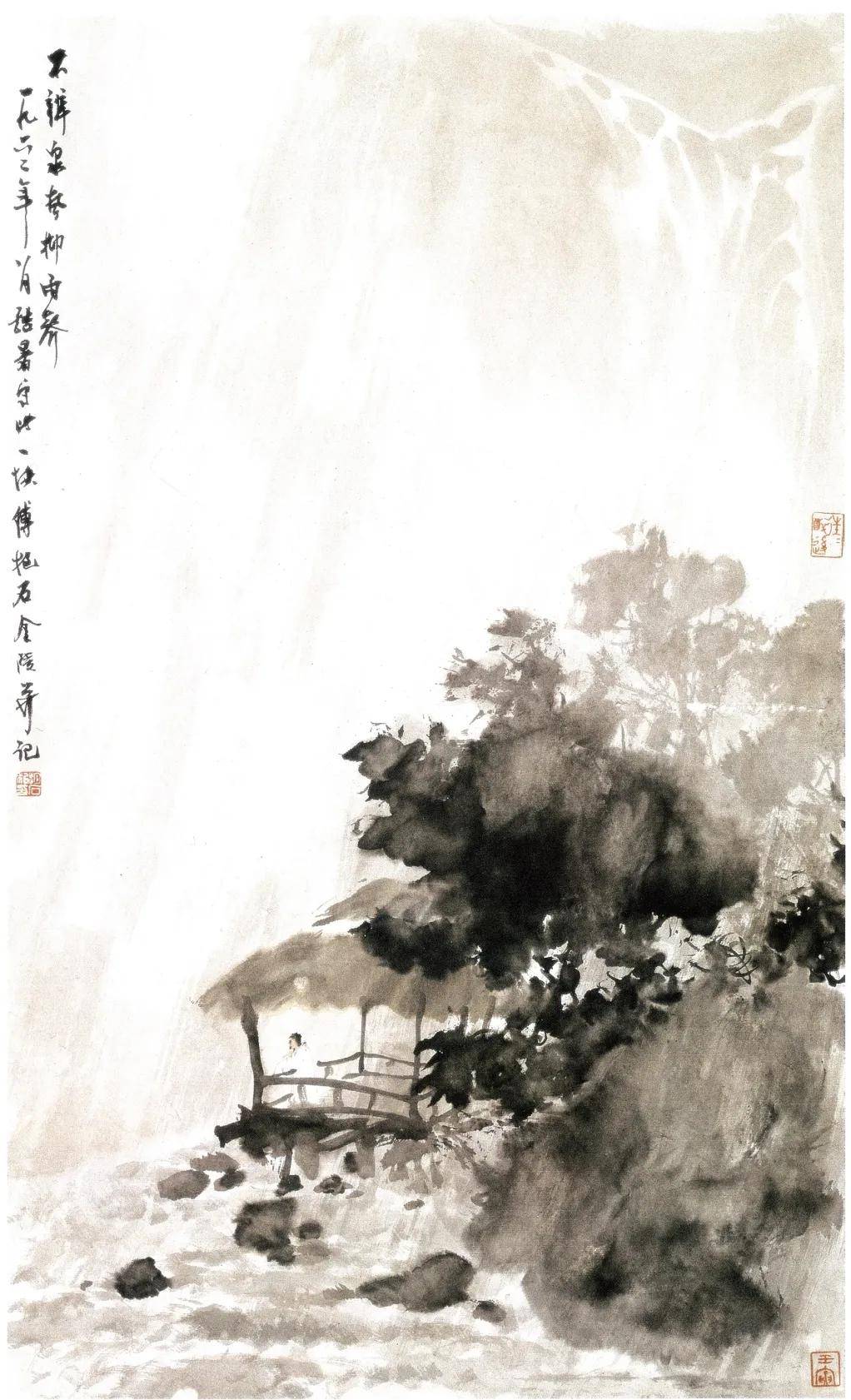 傅抱石的山水画,市场与造假