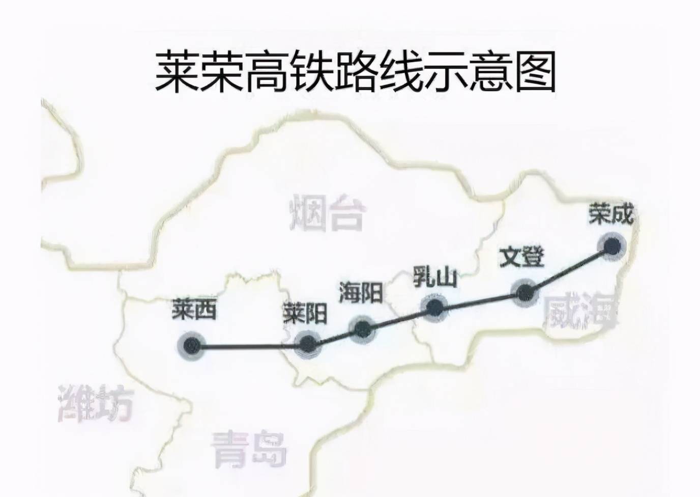 山东建一条高速铁路长193公里烟台和威海将进入高铁时代
