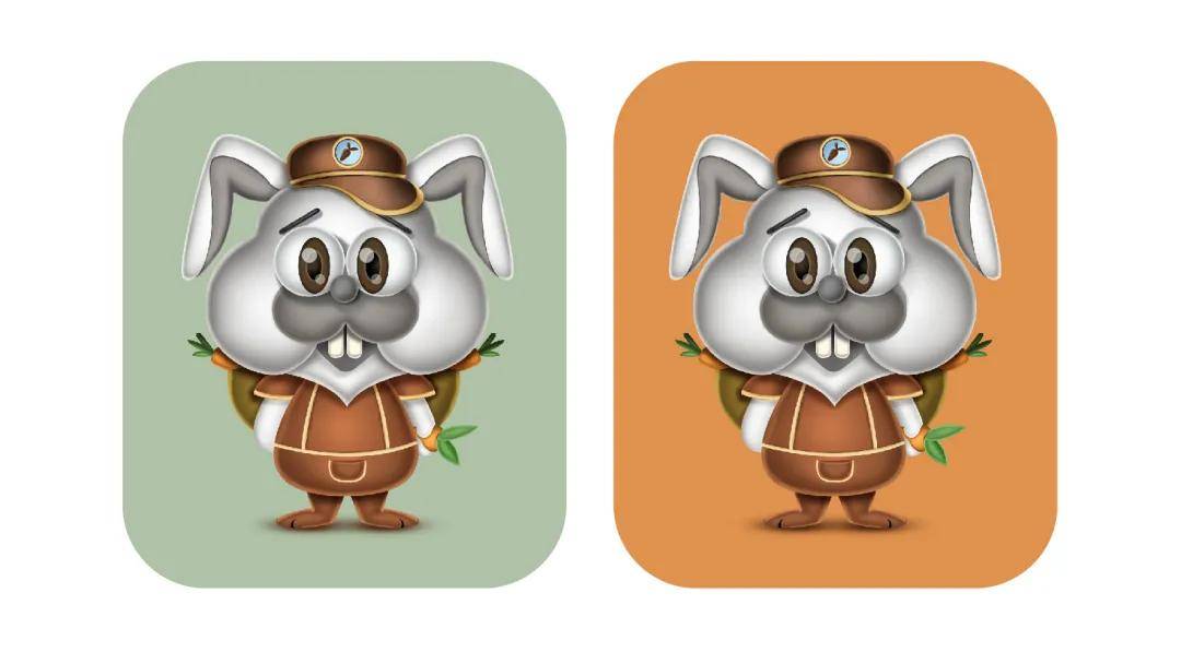 快兔蔬菜吉祥物设计ip设计文创