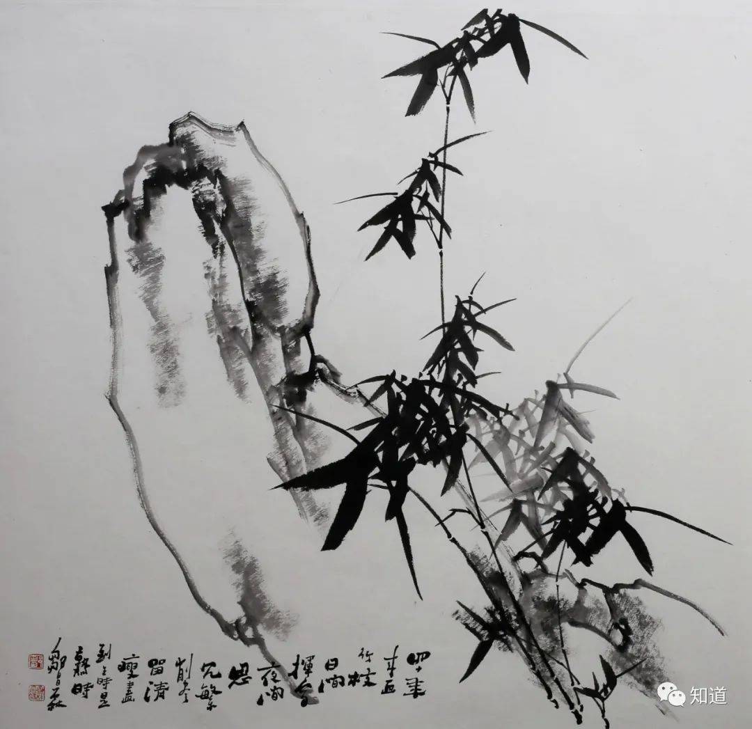 knowart|邹昌霖作品 绿竹半含箨,新梢才出墙 《题画竹》 清 郑燮 四