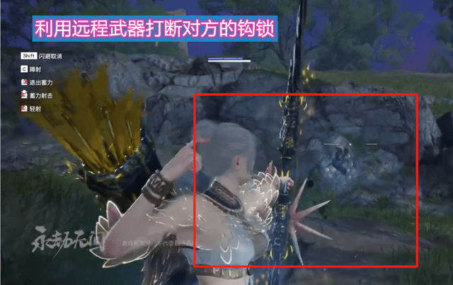 原创永劫无间远程武器的多种技巧要钩锁抓人真不把弓箭放在眼里
