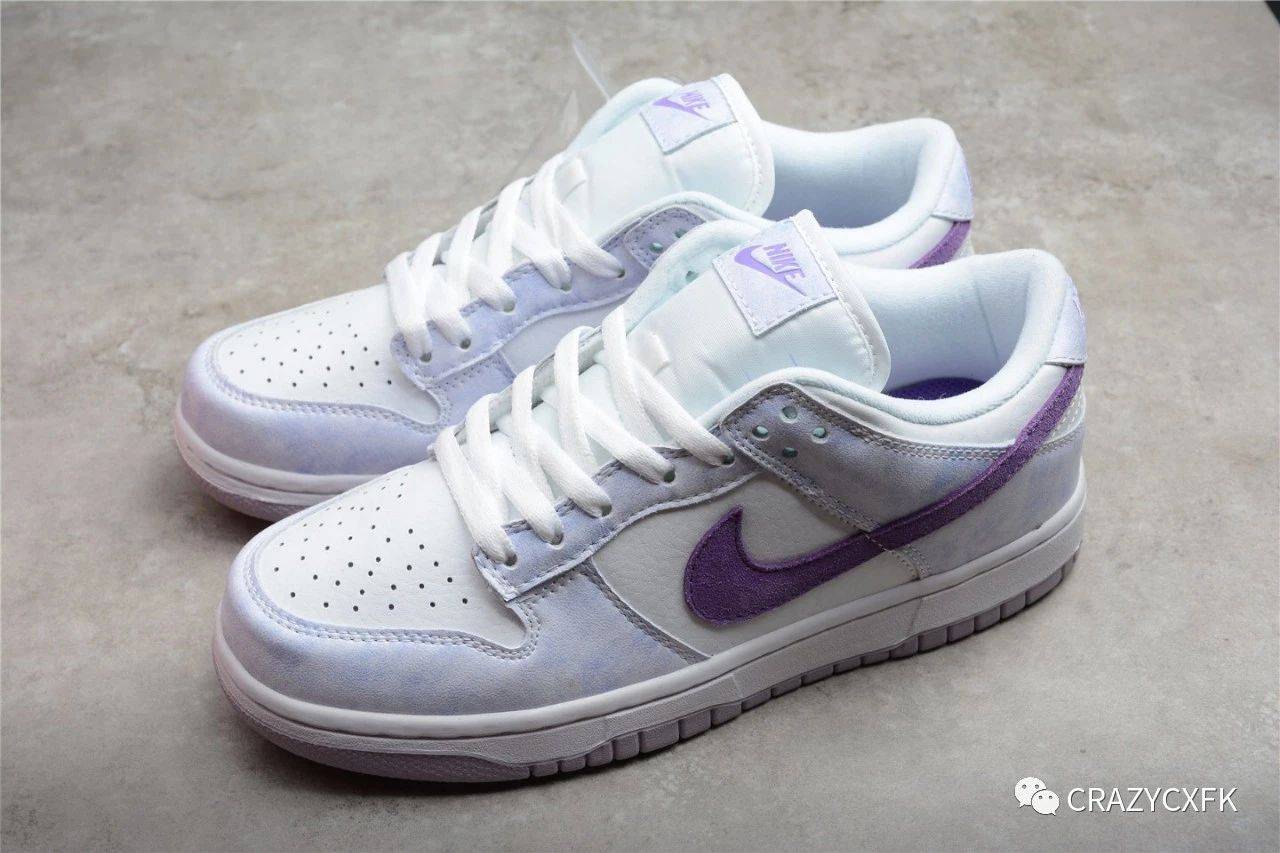 耐克nike sb dunk low prm purple pulse 白紫低帮运动鞋