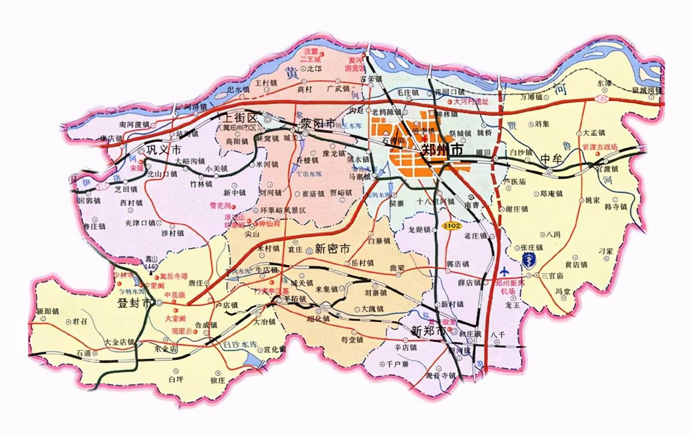 河南省的区划调整17个地级市之一郑州市为何有15个区县