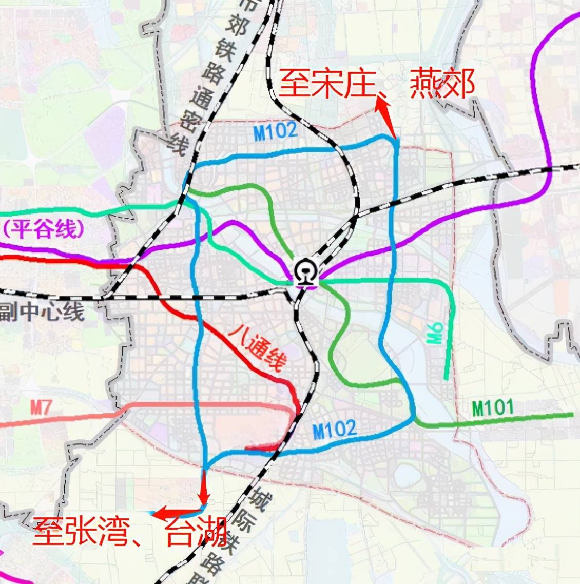 2025年达到通车条件的m101就沿着武兴路布局,通过地铁盘活土地,促进