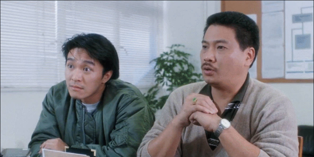 在掀起校园影片热潮的 《逃学威龙》系列中,达叔饰演星爷的搭档兼卧底