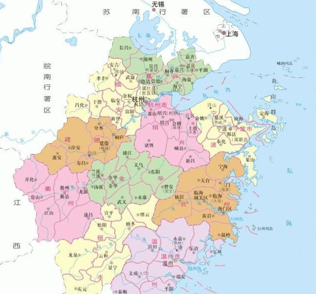 浙江省的区划调整11个地级市之一宁波市为何有10个区县