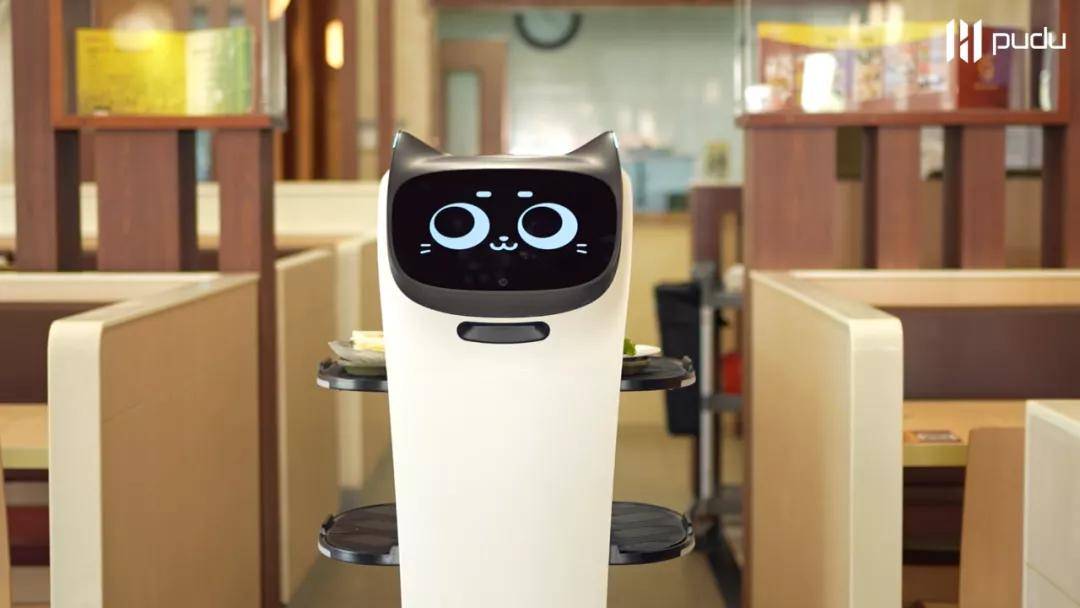 吸睛无数,鹤留山连锁餐厅引入普渡送餐机器人