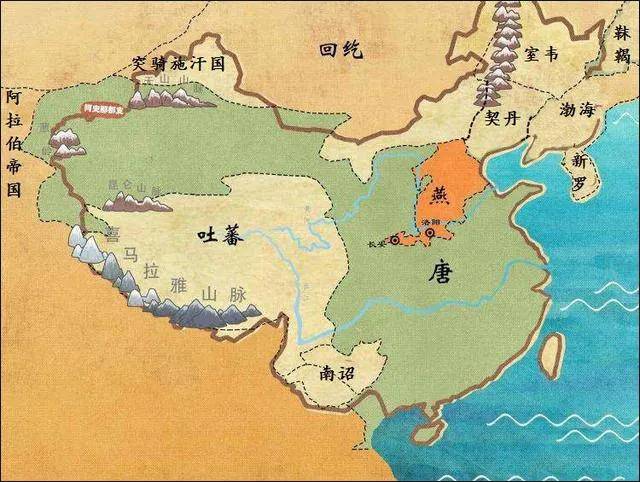 通过地图了解唐朝疆域变迁:见证了一个庞大的帝国王朝