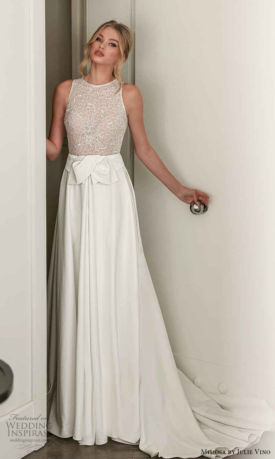mimosa by julie vino 2021 "white lily" 婚纱系列