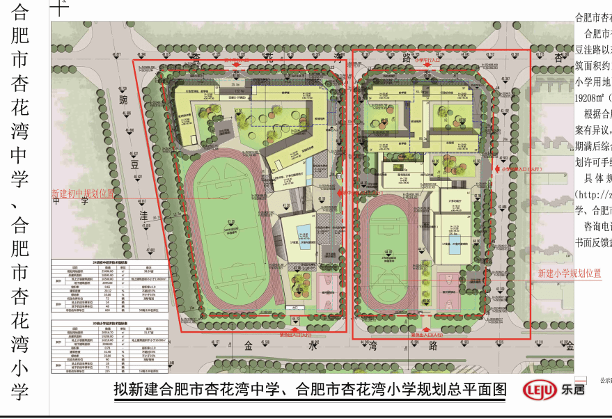 合肥市杏花湾中学和小学规划出炉!位于小庙