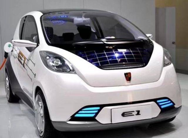 荣威e1设计运用onebox概念新能源汽车纯电动概念车