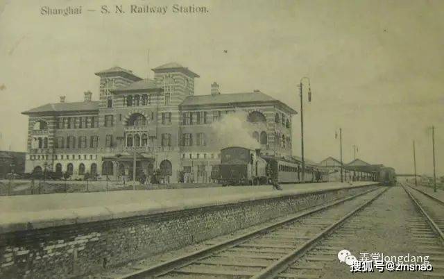 1910年代,上海北站外景1908年4月1日,沪宁铁路通车,沪宁线上海北火车