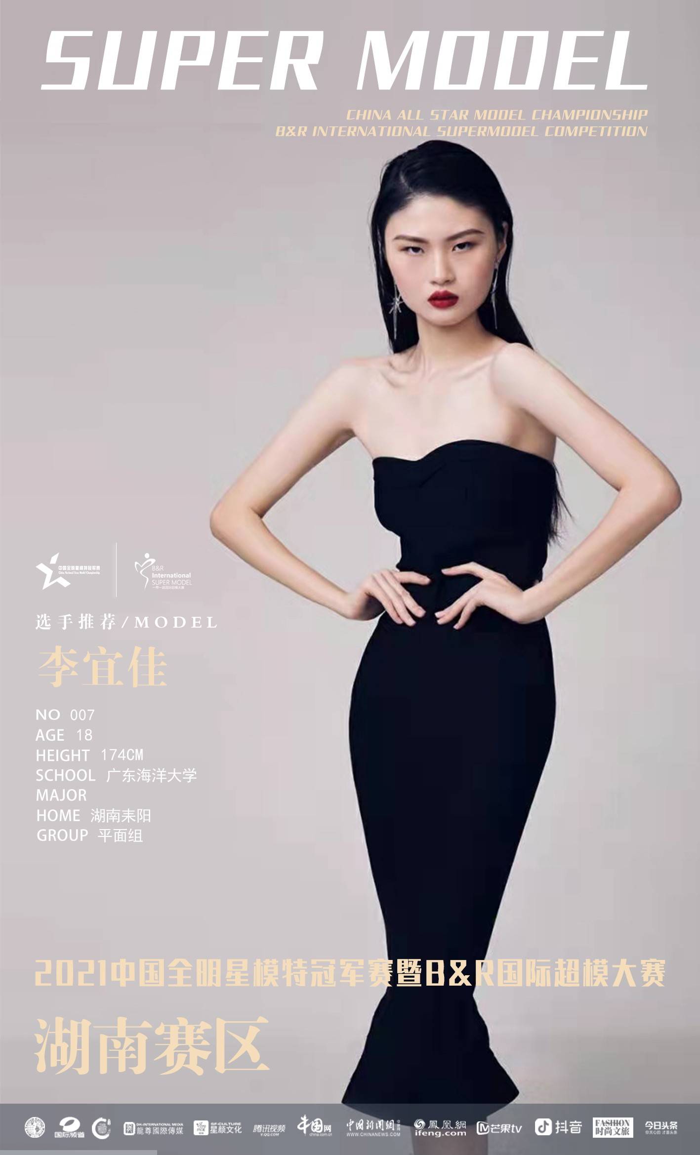 潮爆了 | 2021中国全明星模特冠军赛暨b&r国际超模大赛选手推荐!