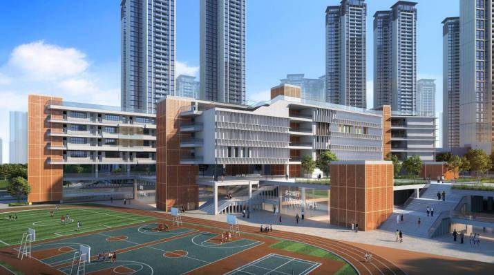 (深铁懿府配建学校教学楼效果图)