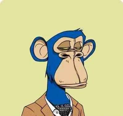 新的头像为一个蓝色猿猴形象,而买下这个头像库里大概花了18万美金