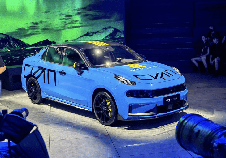 2021成都车展领克03cyan定制版正式亮相