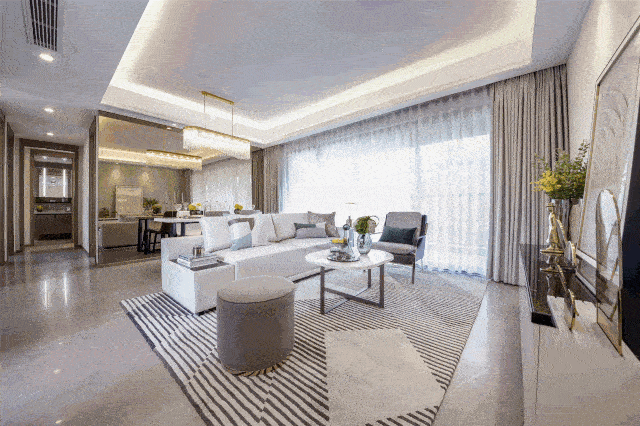 4米宽厅,是父母陪伴孩子的最好空间.