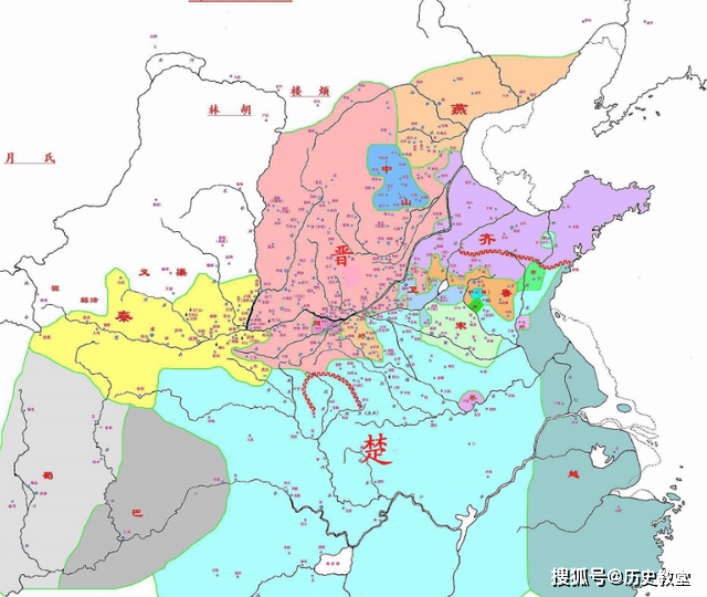 原创战国七雄:秦楚齐燕赵魏韩,分别在哪些省份,有你家乡吗?