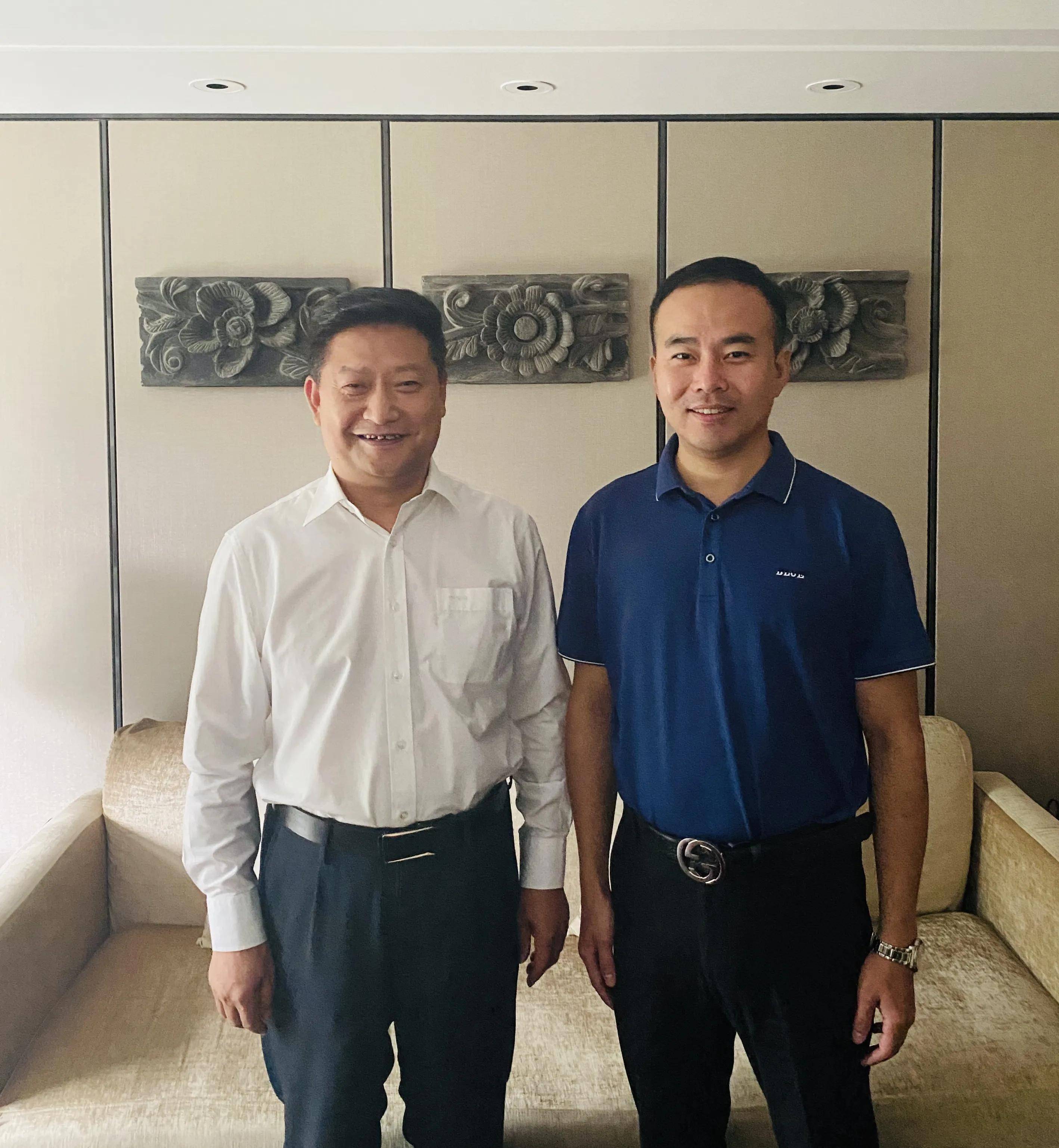 单恒伟秘书长与中德科技园副总裁张健亲切交流座谈