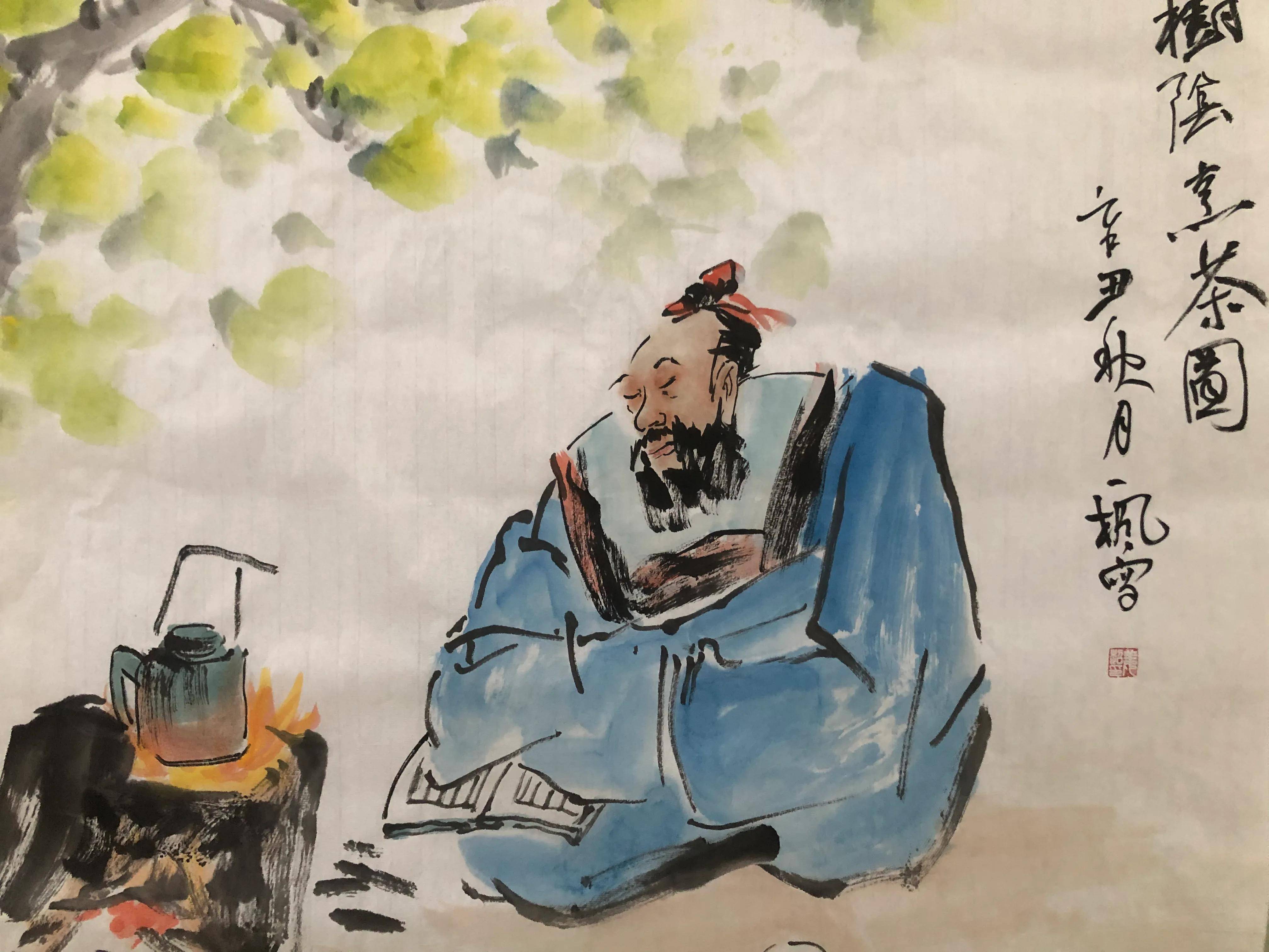 山东省聊城市著名画家姜超国画作品欣赏