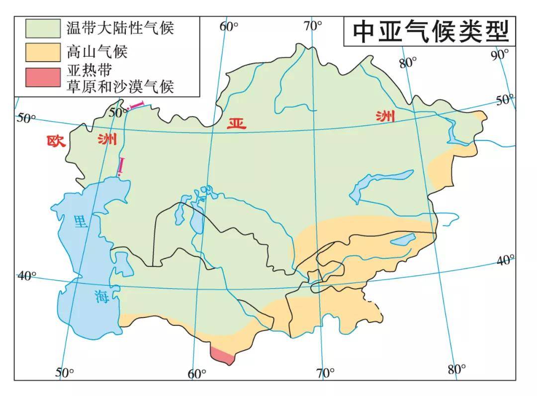 区域地理高频考点第11讲中亚知识点总结