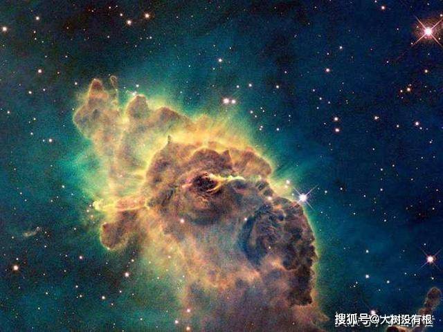 一副惊艳的天炉星星系图,完美出现在世上,与全息图来