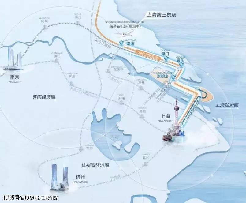 s7沪崇高速公路一期已通车,二期已开建;随之而来的崇明线,北沿江高铁
