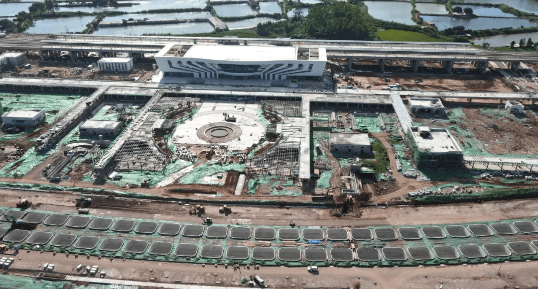 仲恺站最新航拍(仲恺站2台4线)_大道
