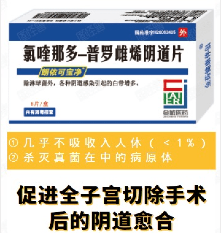 《氯喹那多-普罗雌烯对全子宫切除手术后阴道残端愈合的临床价值》