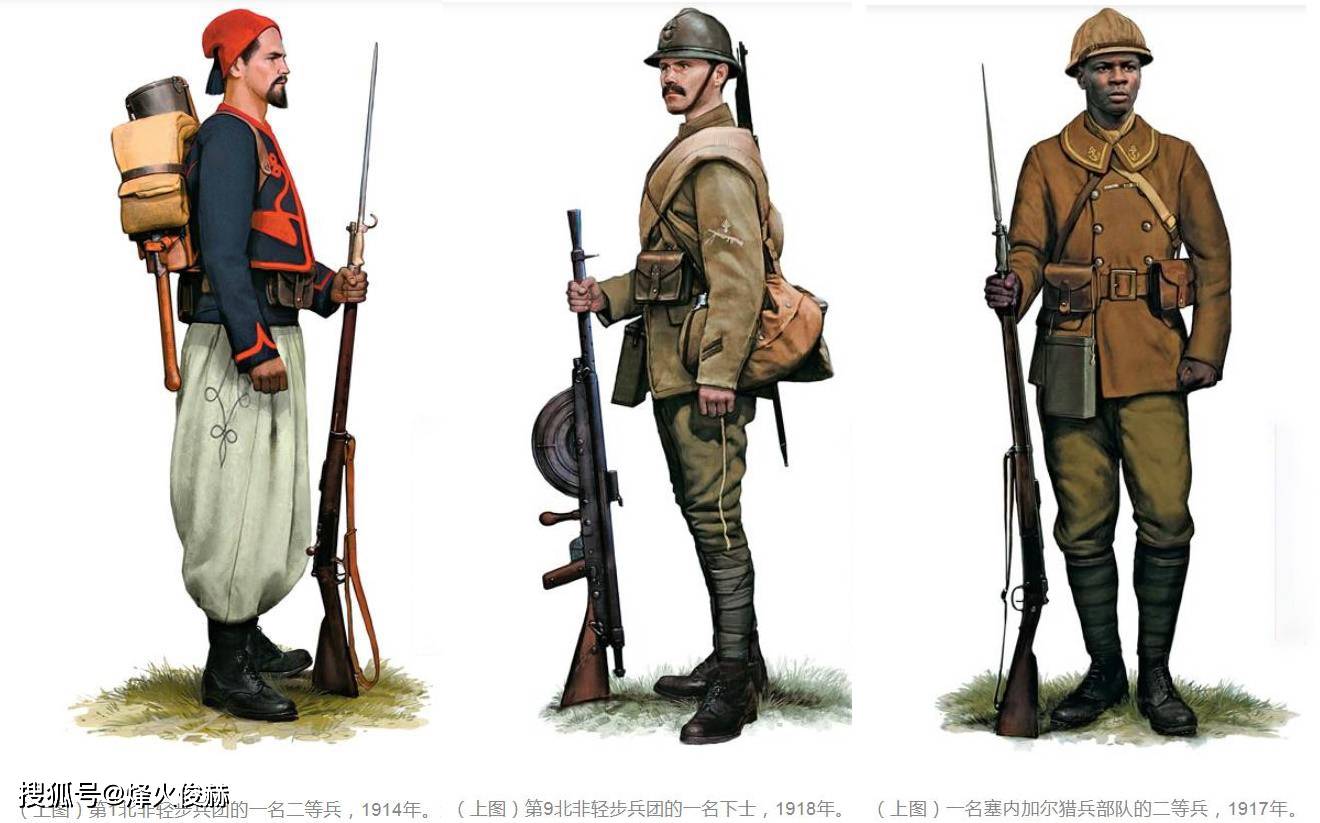 一战中的法军军装:红帽红裤,生怕对方看不到_士兵