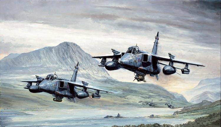 原创美洲虎攻击机:凶猛的皇家空军大猫,流淌着法兰西血统