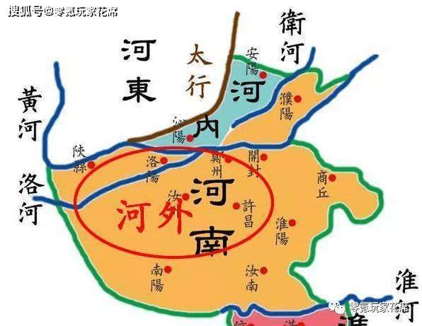 绿色线条是当前的河南河北,河南安阳与河北交界处就是邺城所在的位置