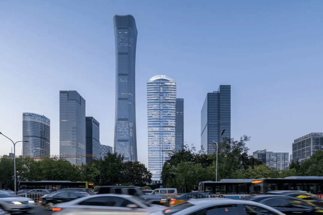 北京cbd新地标泰康保险总部大厦形如传统礼器玉琮