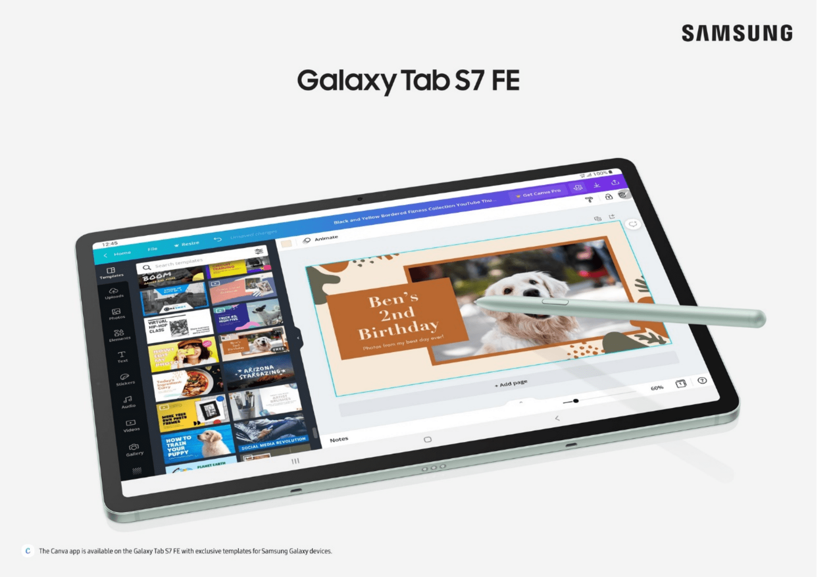 三星galaxy tab s7 fe带来无与伦比的生产力提升