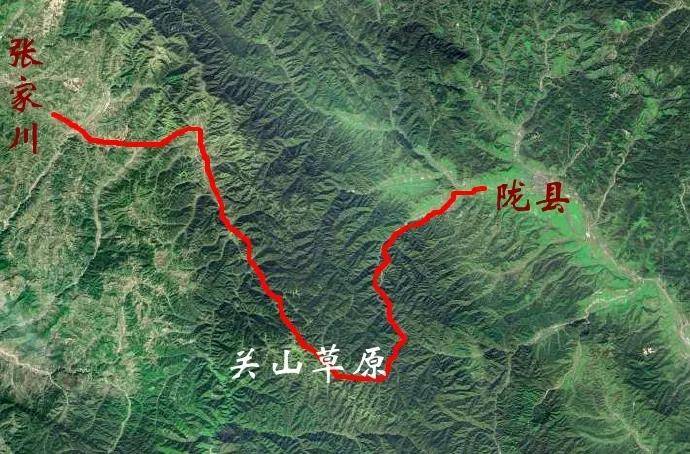 从西边进出关中平原,必定要翻越陇山,从今日宝鸡陇县向西,途经关山