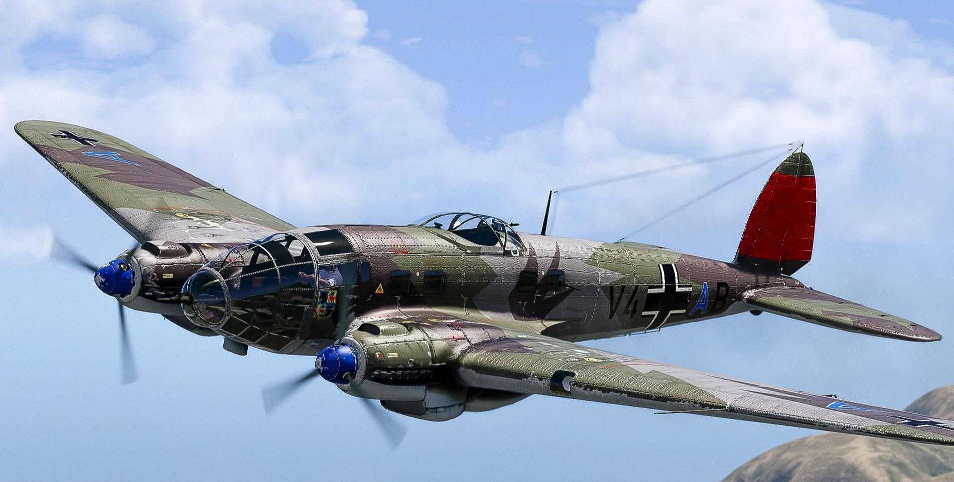 它是二战期间德国空军最大的轰炸机,虽然德军没有真正意义上的战略