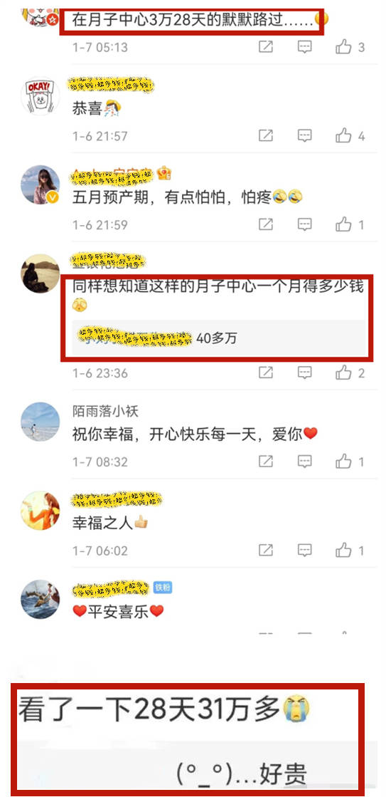 李小萌二胎月子中心金额引热议,网友爆料：28天31万,酸了酸了