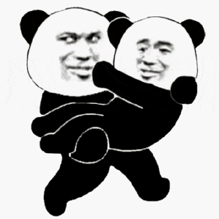 熊猫头斗图表情包走一波