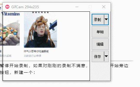 【电脑】不到2m的gif录制工具,轻巧方便还能逐帧录制_gifcam_软件