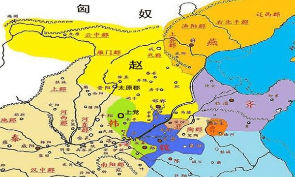 长平之战前的赵国虽然非常强大,但是国土面积和人口在赵国七雄中并不
