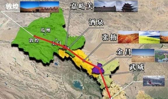 丝绸之路上有很多密道,多为3条一起通往主干道,把