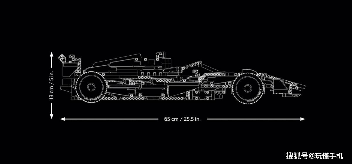 乐高lego版「迈凯伦f1方程式赛车」积木模型:车身长度达65厘米_搜狐