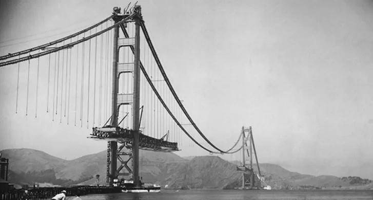 美国旧金山金门大桥是怎样建成的?