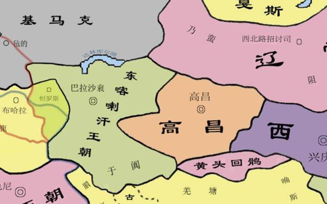 840年后,回鹘汗国灭亡,其部族被坚昆攻破,开始大规模的迁徙.