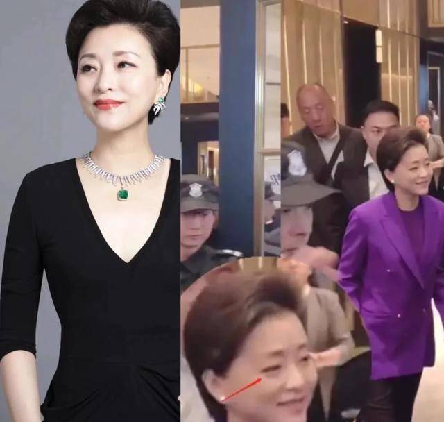 原创51岁杨澜身形消瘦驼略显苍老富豪老公体型大妻子足足两倍